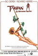 Tarzan, the Ape Man Movie Poster Print showcasing iconic jungle imagery.