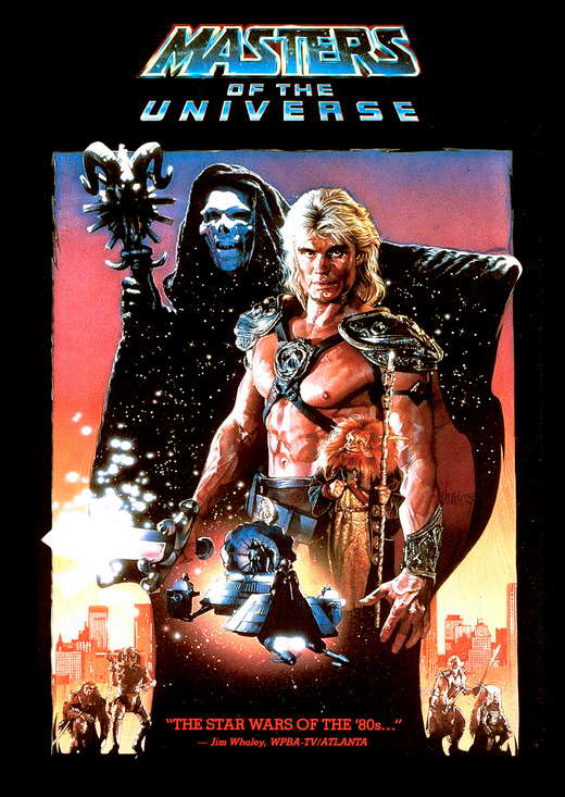 Masters of the Universe Movie Poster Print featuring iconic characters.