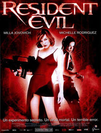 Resident Evil Movie Poster Print featuring dramatic visuals.