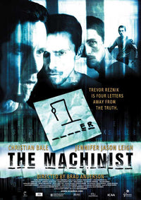 The Machinist Movie Poster Print showcasing its intense design and mood.