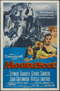 Moonfleet Movie Poster Print showcasing cinematic art.