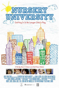 Nursery University Movie Poster Print showcasing vibrant colors and playful design.
