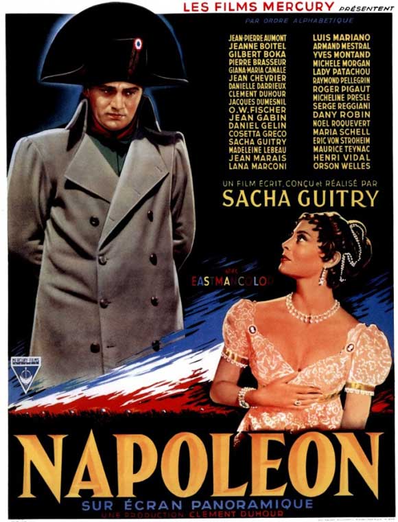 Napoleon Movie Poster Print showcasing historical cinema art