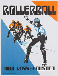 Rollerball Movie Poster Print showcasing iconic film art.
