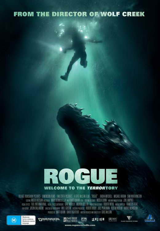 Rogue Movie Poster Print showcasing vibrant artwork
