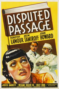Disputed Passage Movie Poster showcasing classic cinema.