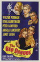 Red Danube Movie Poster Print showcasing vibrant colors and classic design.