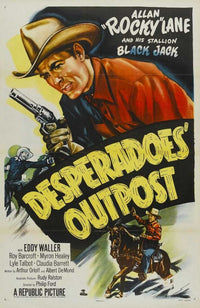 Desperadoes Outpost Movie Poster Print featuring classic cinema art.