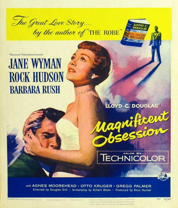 Magnificent Obsession Movie Poster Print showcasing classic film art.