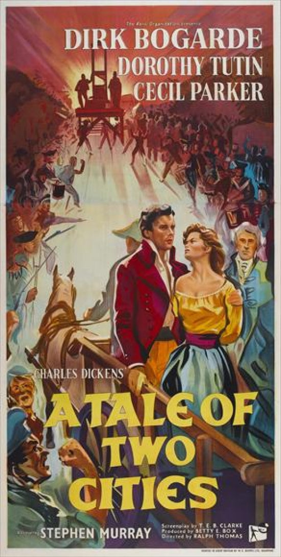 A Tale of Two Cities Movie Poster Print showcasing a classic literary theme.