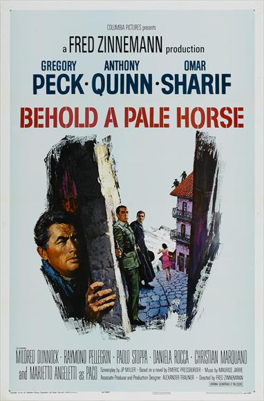 Behold a Pale Horse Movie Poster Print featuring striking artwork.