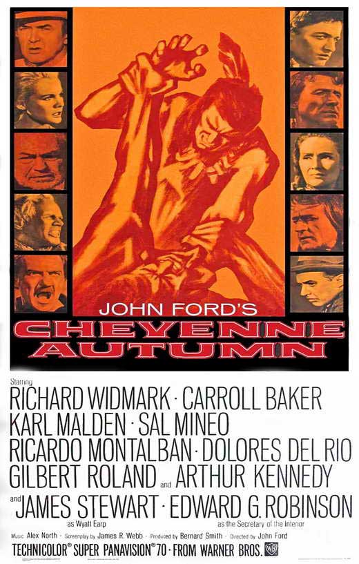 Cheyenne Autumn Movie Poster Print showcasing iconic film imagery.