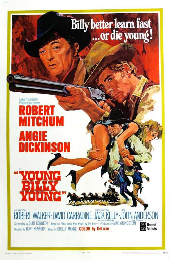 Young Billy Young Movie Poster Print featuring classic cinema artwork.
