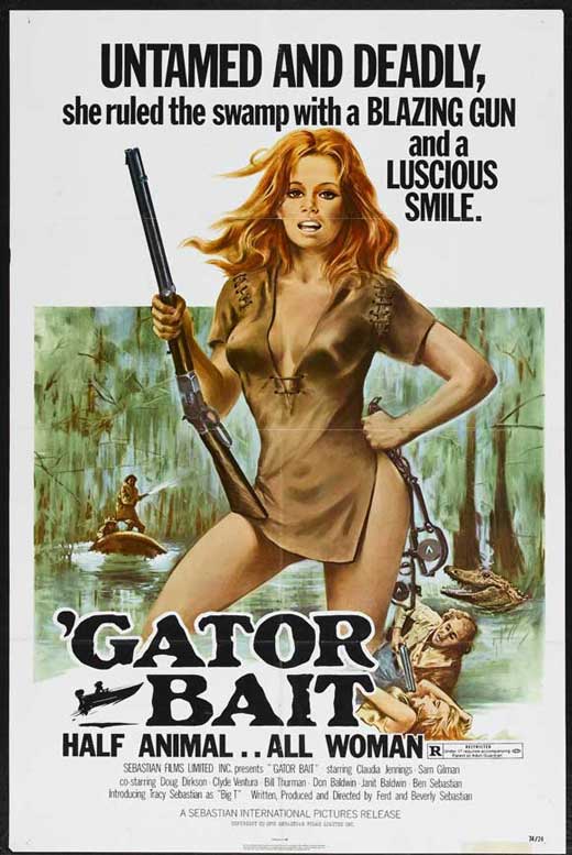 Gator Bait Movie Poster Print in 11 x 17 size.