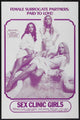 Sex Clinic Girls Movie Poster Print showcasing vibrant imagery.