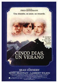 Five Days One Summer Movie Poster Print featuring vibrant imagery.