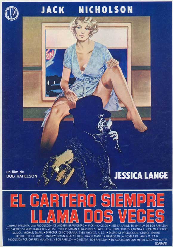 The Postman Always Rings Twice Movie Poster Print showcasing classic cinema.
