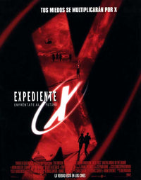 The X-Files Movie Poster Print featuring iconic sci-fi imagery.