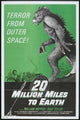 20 Million Miles to Earth Movie Poster Print showcasing iconic film imagery.