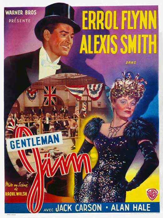 Gentleman Jim Movie Poster Print featuring classic cinema imagery.