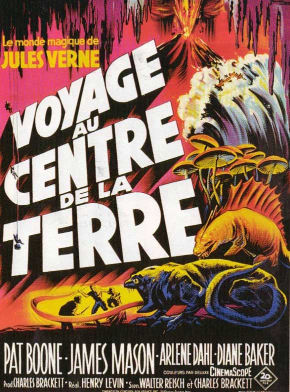 Journey to the Center of the Earth Movie Poster Print showcasing an adventure theme.