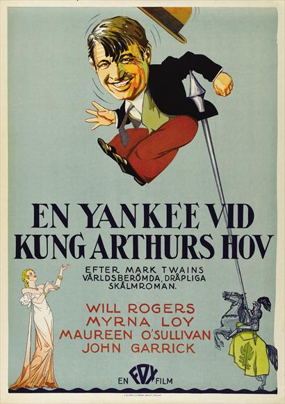 A Connecticut Yankee Movie Poster Print showcasing classic cinema art.