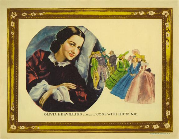 Gone with the Wind Movie Poster Print showcasing classic cinema art.