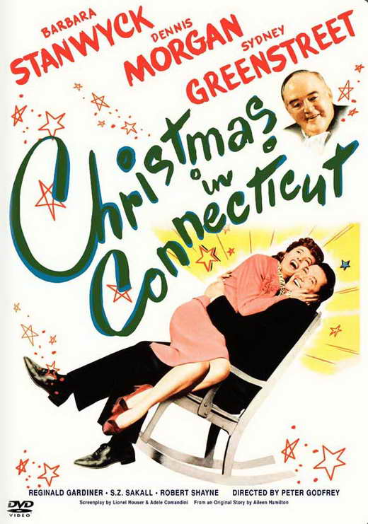 Christmas in Connecticut Movie Poster Print showcasing festive holiday spirit.