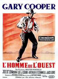 Man of the West Movie Poster Print showcasing classic cinema art.