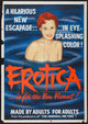 Erotica Movie Poster Print showcasing sensual artistry and vibrant colors.