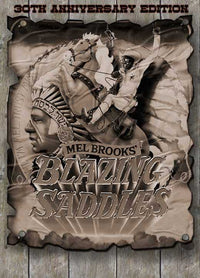 Blazing Saddles Movie Poster Print featuring iconic comedy film art.
