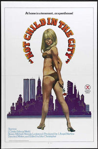 Hot Child in the City Movie Poster Print showcasing vibrant urban artwork.