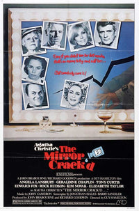 The Mirror Crack'd movie poster print featuring classic film imagery.