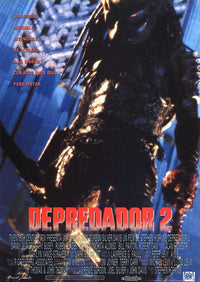 Predator 2 Movie Poster Print showcasing sci-fi action.