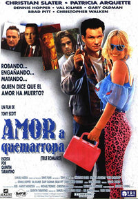 True Romance Movie Poster Print, perfect for movie lovers.
