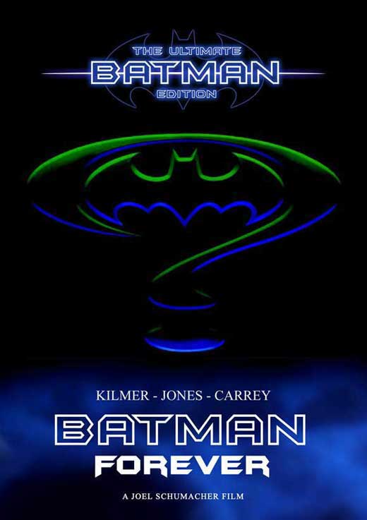 Batman Forever Movie Poster Print showcasing Gotham's iconic superhero.