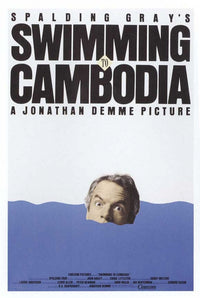 Swimming Cambodia Movie Poster Print showcasing vibrant cinematic artwork.