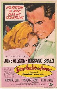 Interlude Movie Poster Print on premium paper, available in multiple sizes.