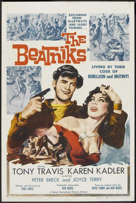 The Beatniks Movie Poster Print - Vintage Artwork