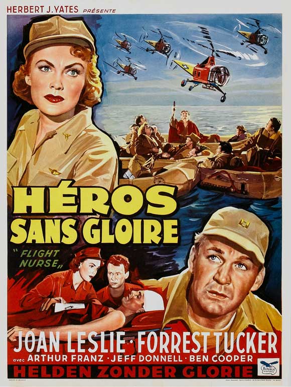 Flight Nurse Movie Poster Print featuring dynamic artwork