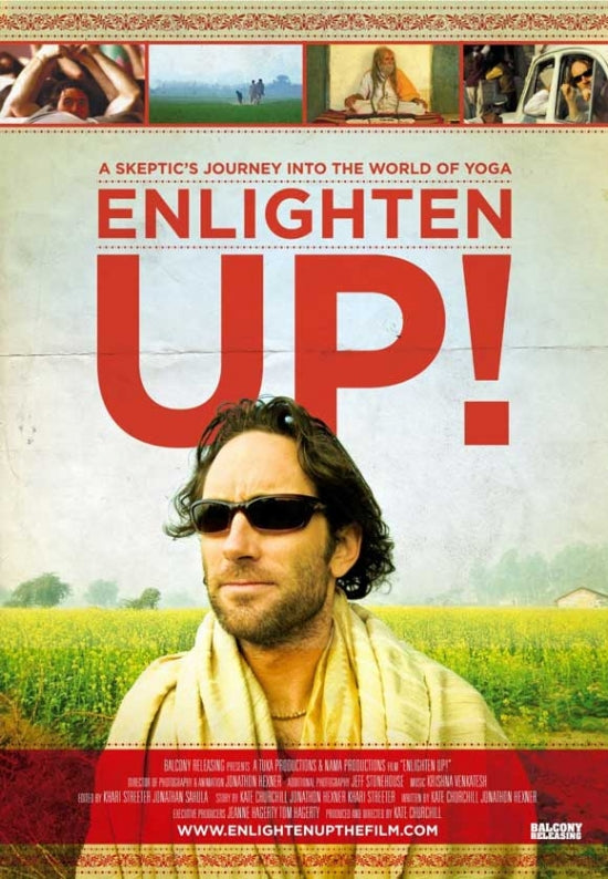 Enlighten Up Movie Poster Print showcasing inspirational artwork.