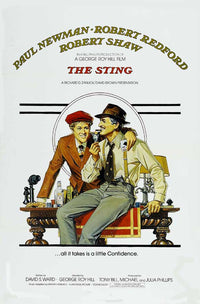 The Sting Movie Poster Print featuring classic film imagery.