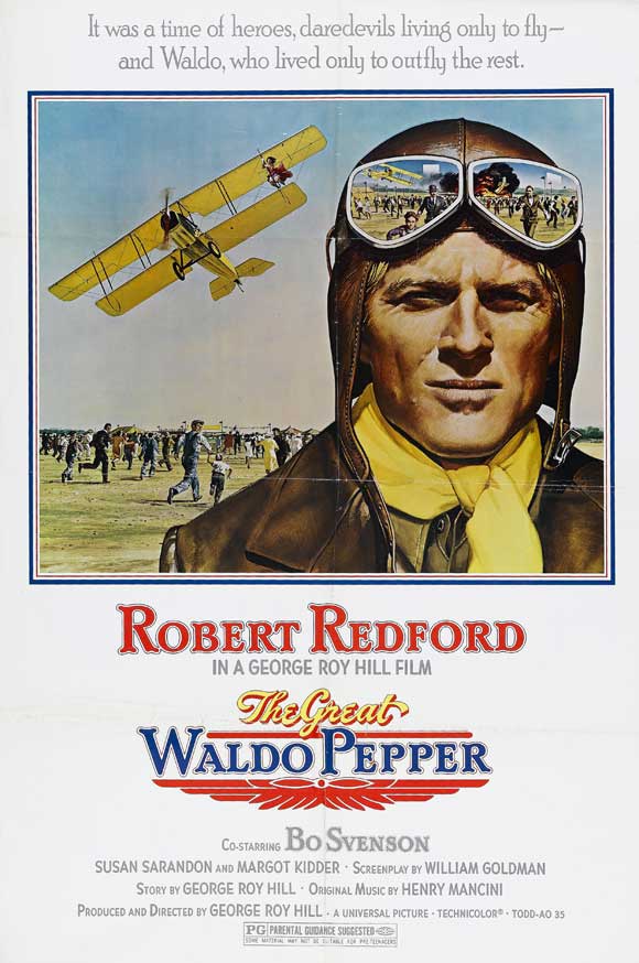 The Great Waldo Pepper Movie Poster Print showcasing vibrant colors and iconic design.
