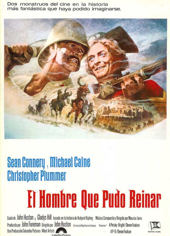 The Man Who Would Be King Movie Poster Print showcasing classic film artwork.