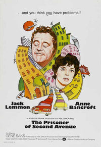 Prisoner of Second Avenue Movie Poster Print showcasing classic cinema art.
