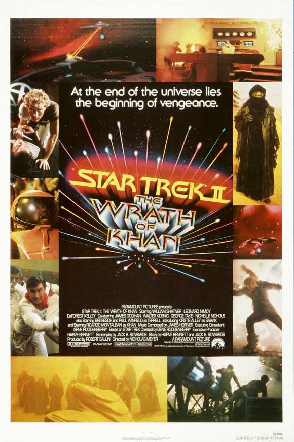 Star Trek: The Wrath of Khan Movie Poster Print (11x17)