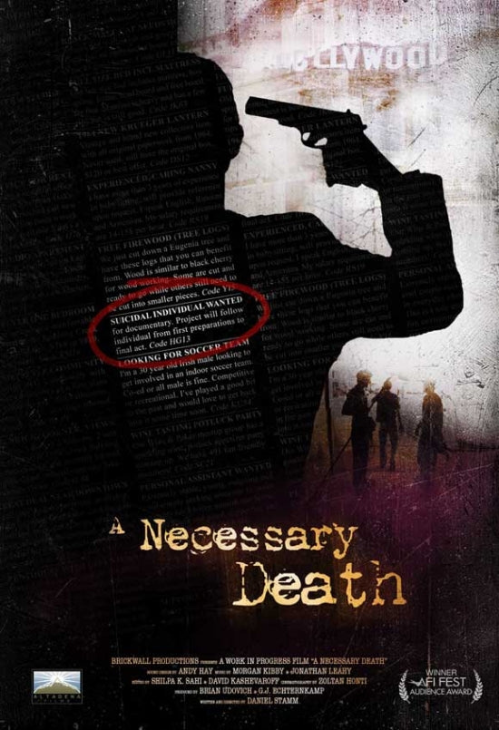 A Necessary Death movie poster print featuring a captivating design.