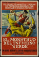 Monster from Green Hell Movie Poster Print showcasing classic cinema art.