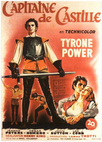 Captain from Castile Movie Poster Print showcasing classic film imagery.