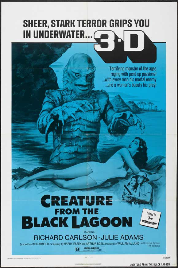 Creature from the Black Lagoon Movie Poster Print (11x17)